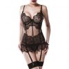 Grey Velvet Spitzen-Korsage mit Riemen