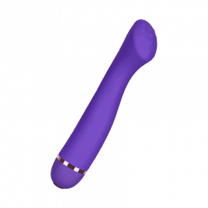 G-Punkt-Vibrator mit genoppter Spitze aus Silikon