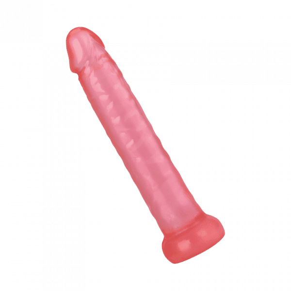 Pink Jelly Slim Dildo