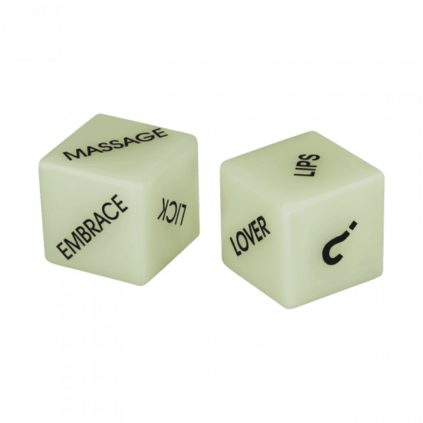 Glow in the Dark Love Dice