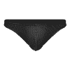 Leder-Slip mit Reißverschluss