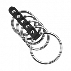 Penismanschette mit 5 Ringen