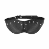 Leder-Augenmaske mit Flachnieten