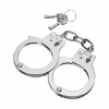 PolizeiHandschellen aus Edelstahl