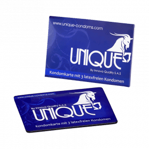 Unique Kondomkarte
