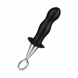 Anal Plug with Plated Handle