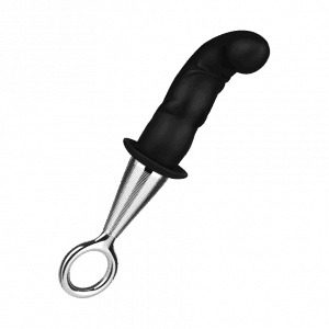 Anal Plug with Plated Handle