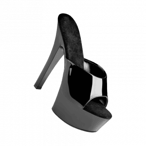 Pantolette mit Plateau-Sohle