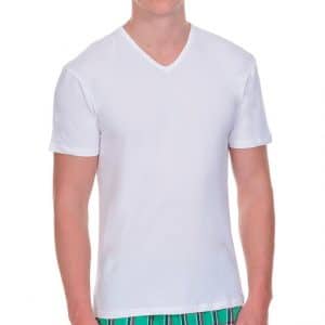 Cotton Coloured - Shirt mit V-Ausschnitt
