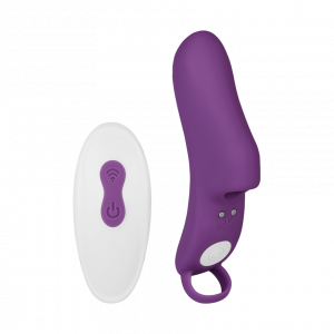 Süßer Fingervibrator mit Fernbedienung