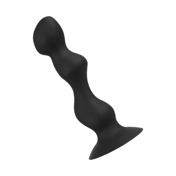 Dildo mit innenliegenden Kugeln aus Silikon