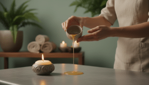 kerzen massage
